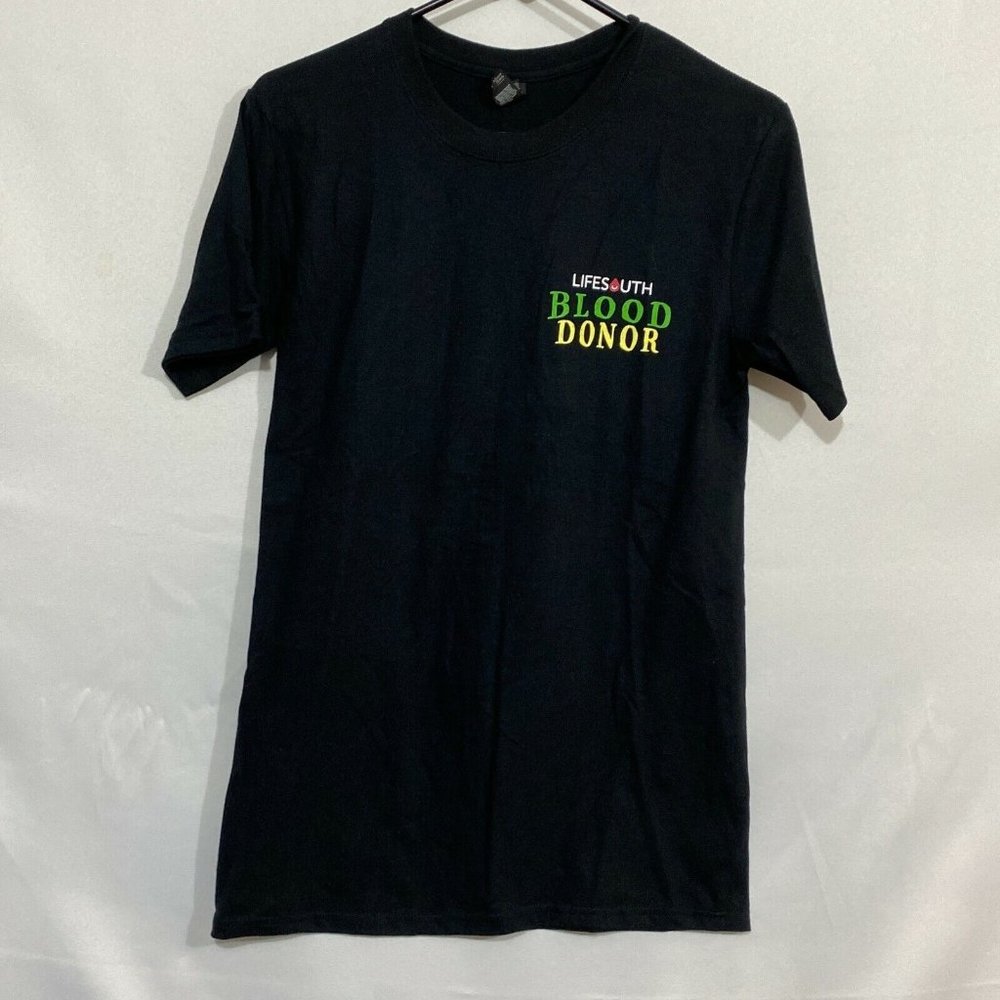 I Just Like To Donate Life South Blood Donor Community Centers Mens Black Tee S